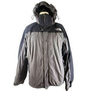 Rare Vintage North Face TNF Gore-Tex Gray Black Hooded Jacket Parka Men's XL/TG